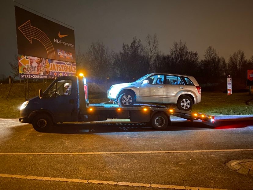 0-24 Autómentés Autószállítás Bikázás - Autópálya M7.