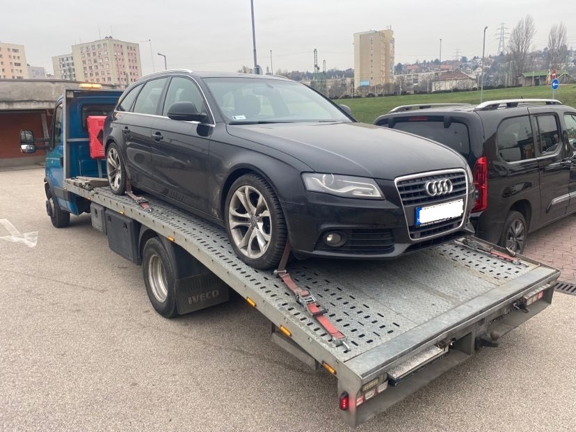 Audi mentés Autószállítás Budapest IV. Kerület.