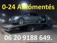 0-24 autómentés Autómentő Autószállítás Szentendre Budapest.