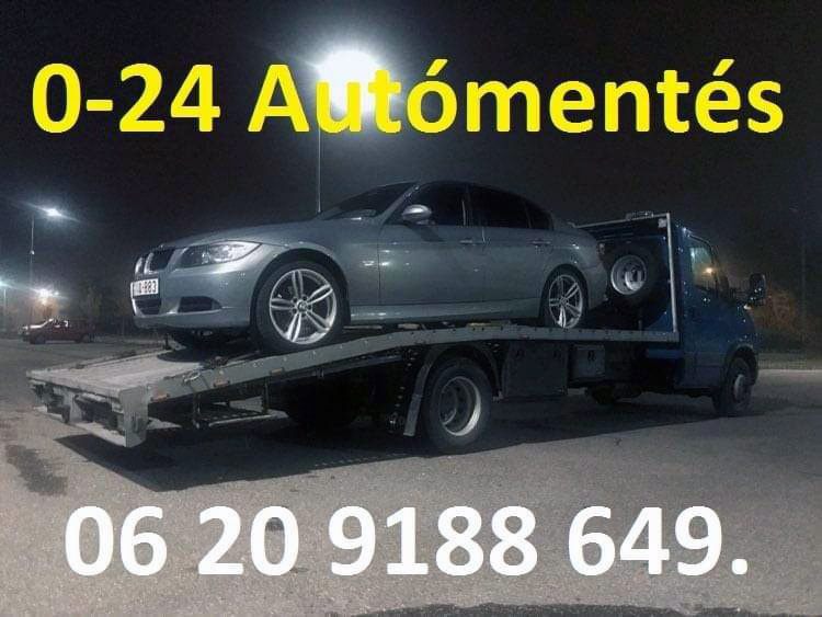 0-24 autómentés Autómentő Autószállítás Szentendre Budapest.