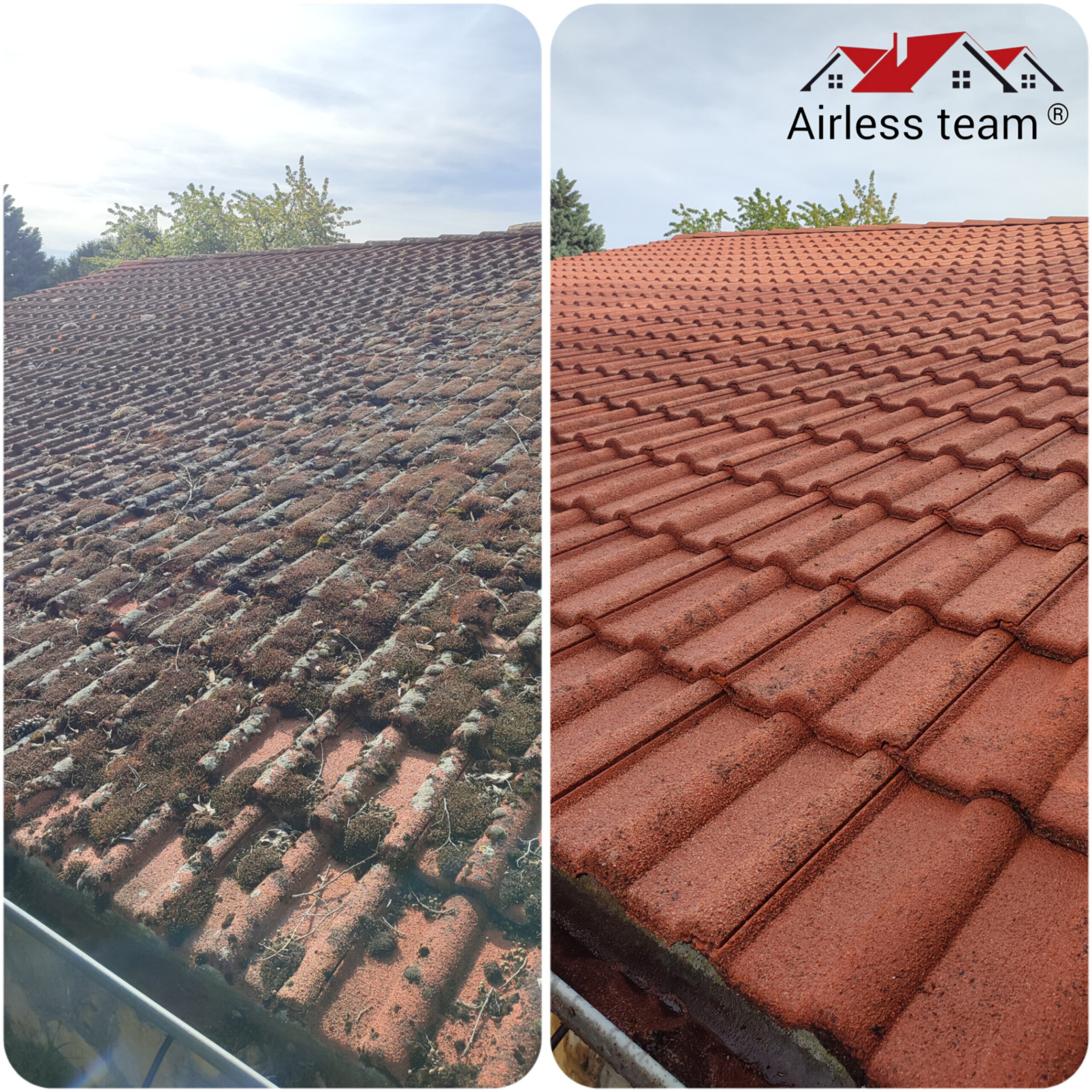 Tetőmosás Airless team®️