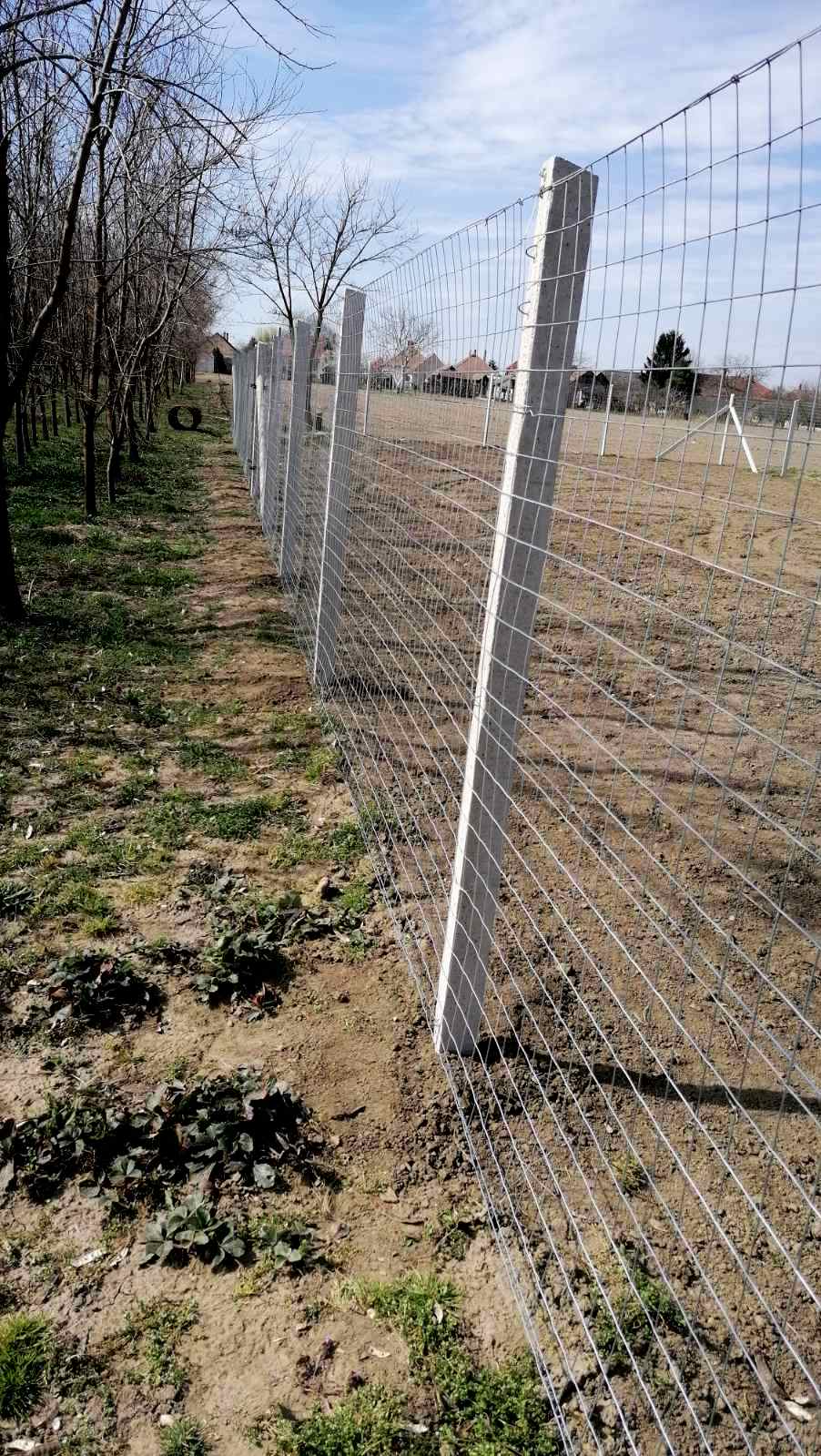 kerítés építés drótháló 2