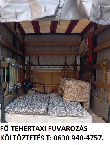 FŐ-TEHERTAXI bútorszálítás, költöztetés, fuvarozás