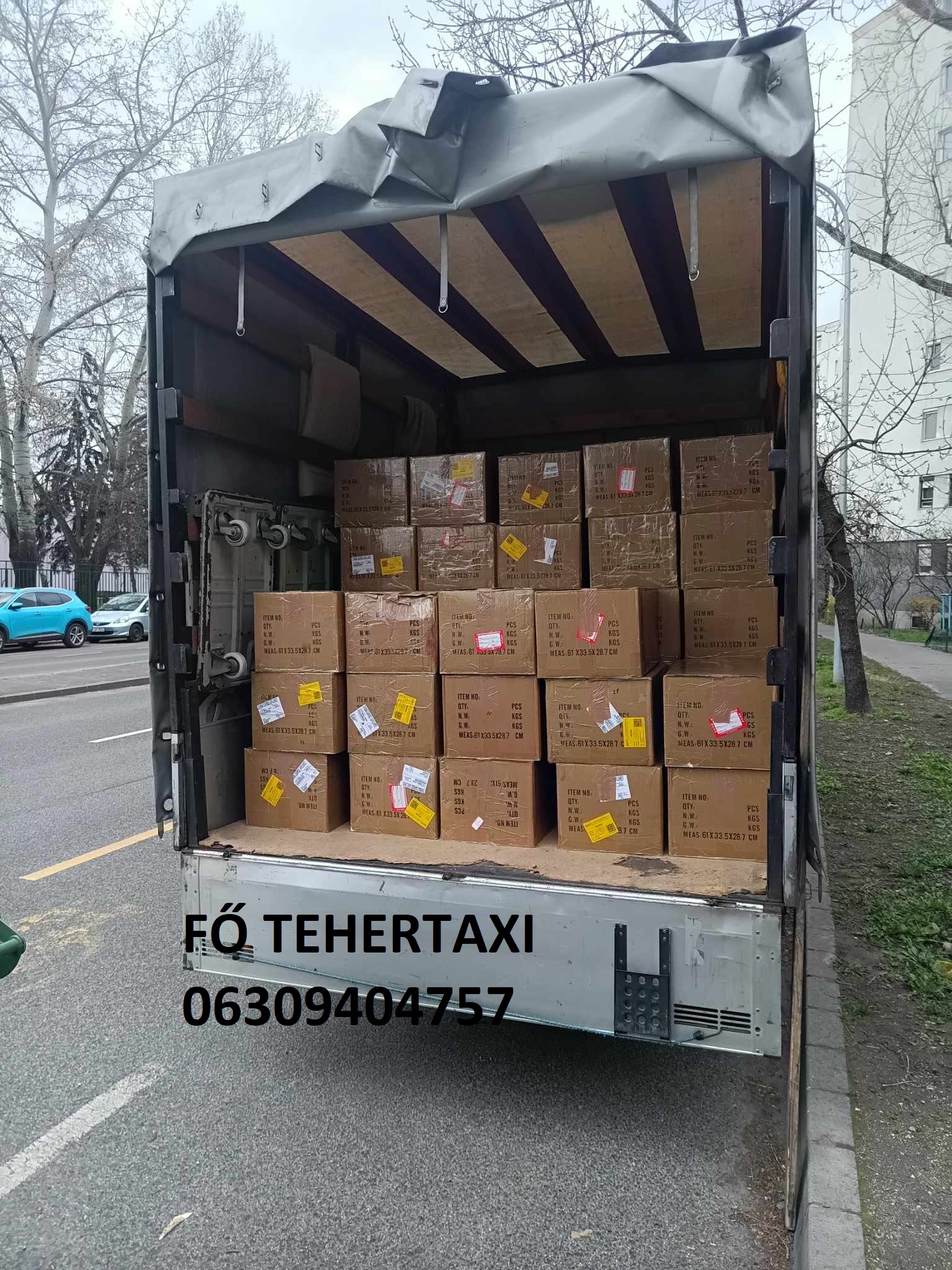 FŐ-TEHERTAXI áruszállítás, teherfuvarozás