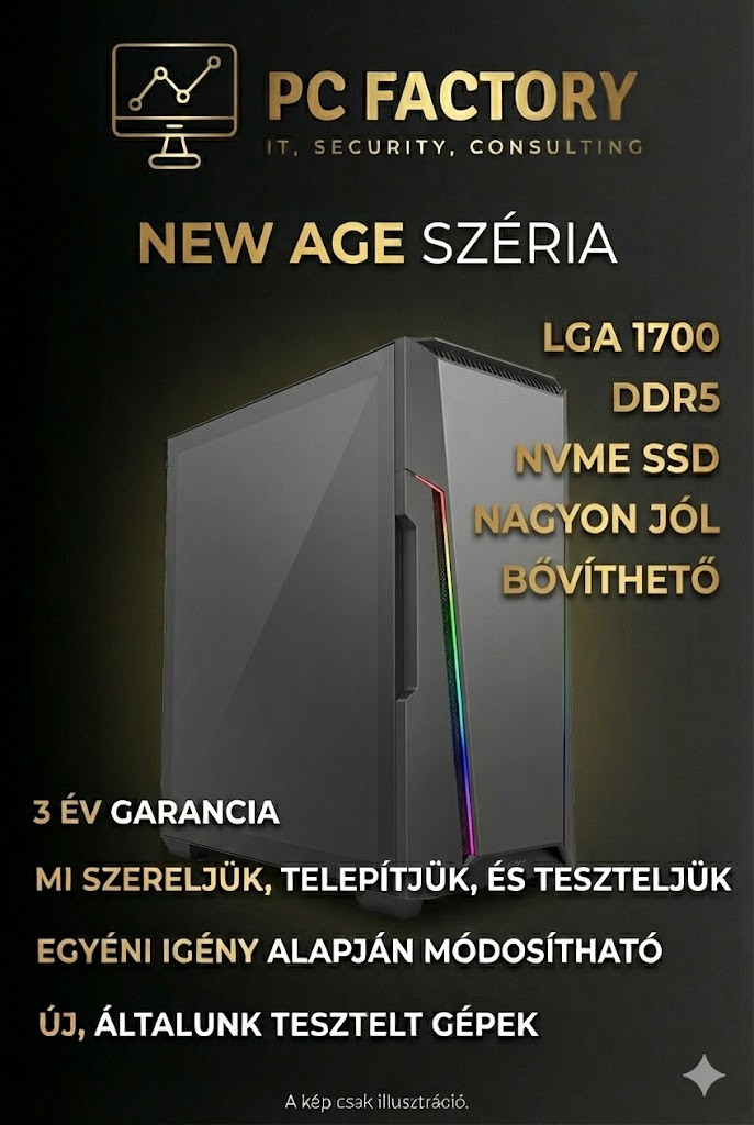 PC FACTORY NEW AGE 16 199 999 ft