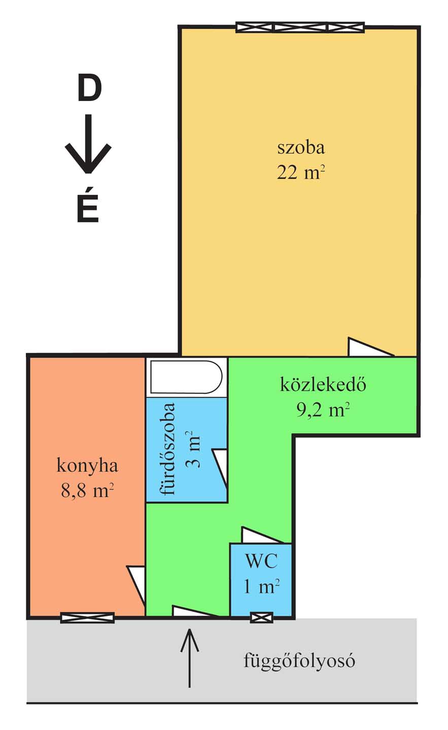 Szent István utca 3. Luther ház B alaprajz